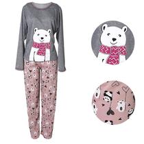 Pijama Longo Inverno Feminino Adulto Pijama Longo Inverno Feminino Adulto