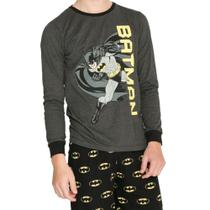 Pijama Longo Juvenil Masculino Batman DC Comics 28.39.0001 Pijama Longo Juvenil Masculino Batman DC Comics 28.39.0001