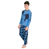 Pijama Longo Juvenil Mickey Mouse - Disney 28.03.0012 Pijama Longo Juvenil Mickey Mouse - Disney 28.03.0012