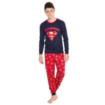 Pijama Longo Juvenil Superman DC Comics 28.39.0002 Pijama Longo Juvenil Superman DC Comics 28.39.0002