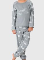 Pijama Longo Malwee 1000124682 Infantil Estampado Malha Térmica T. 04/14
