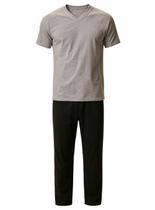Pijama Longo Malwee 1000134277 Masculino Gola V Meia Malha Algodão T. P/XGG Pijama Longo Malwee 1000134277 Masculino Gola V Meia Malha Algodão T. P/XGG