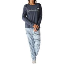 Pijama Longo Marinho Algodão Laibel 15.802284