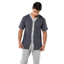 Pijama Longo Masculino 100% Algodão KPR 173022 Frontal