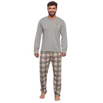 Pijama Longo Masculino Estampa Xadrez Estilo - Luna