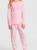 Pijama Longo Mensageiro Dos Sonhos 0141441 Infantil Coelhos 1/2 Malha Algodão T. 04/12 Pijama Longo Mensageiro Dos Sonhos 0141441 Infantil Coelhos 1/2 Malha Algodão T. 04/12