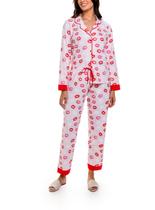 Pijama Longo Paulienne 569.72 Feminino Estampado Americano Algodão T. 44/50 Pijama Longo Paulienne 569.72 Feminino Estampado Americano Algodão T. 44/50
