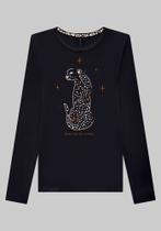 Pijama Longo Plus Size Viscose Estampado Lunender 67356