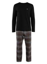 Pijama Longo Podiun 268140 Masculino Xadrez Com Textura Aveludada T. M/GG Pijama Longo Podiun 268140 Masculino Xadrez Com Textura Aveludada T. M/GG
