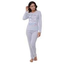 Pijama Longo Poliviscose Doce Luar 5220 Bichinhos