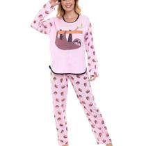 Pijama Longo Poliviscose Preguiça NVD 116 Pijama Longo Poliviscose Preguiça NVD 116