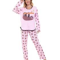 Pijama Longo Preguiça NVD 116 Poliviscose Pijama Longo Preguiça NVD 116 Poliviscose