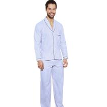 Pijama Longo Presidente PL920 Masculino - Plus Size