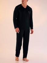 Pijama Longo Pzama 060191 Masculino Gola Viscolycra T. M/EG Pijama Longo Pzama 060191 Masculino Gola Viscolycra T. M/EG
