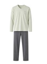Pijama Longo Pzama 6016.261 Masculino Gola V Meia Malha T. P/EG Pijama Longo Pzama 6016.261 Masculino Gola V Meia Malha T. P/EG