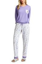 Pijama Longo Recco16993 Feminino Viscose Strecht T. 42/46