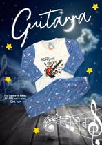 Pijama longo tema Guitarra