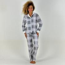 Pijama Lua Encantada Americano de Soft Manga Longa com Calça Feminino Pijama Lua Encantada Americano de Soft Manga Longa com Calça Feminino
