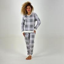 Pijama Lua Encantada Manga Longa com Calça Feminino Pijama Lua Encantada Manga Longa com Calça Feminino