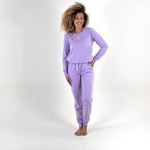 Pijama Lua Encantada Moletinho Manga Longa com Calça Feminino Pijama Lua Encantada Moletinho Manga Longa com Calça Feminino