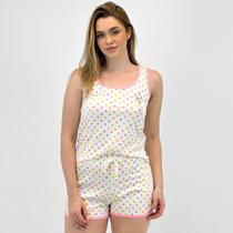 Pijama Lua Encantada Regata com Shorts Feminino Pijama Lua Encantada Regata com Shorts Feminino