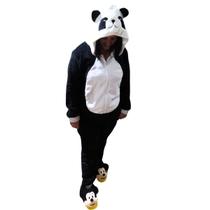 Pijama Macacão Adultos Panda Kigurumi Unissex Original - stuf