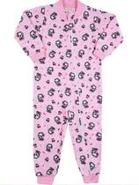 Pijama Macacão Com Zíper Em Soft Panda - Vrasalon