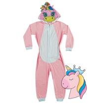 Pijama Macacão Fantasia Personagem Adulto TamPaoGG Unicornio