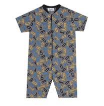 Pijama macacão infantil e teen unissex letrinhas divertidas - MONAKIDS