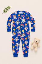 Pijama Macacão Infantil Lhama em Suede Cor:RoxoTamanho:12 Pijama Macacão Infantil Lhama em Suede Cor:RoxoTamanho:12