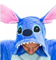Pijama Macacão Kigurumi Adulto Stitch Lilo Stitch - Disney Pijama Macacão Kigurumi Adulto Stitch Lilo Stitch - Disney
