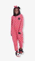 Pijama Macacão Kigurumi Disney Minnie Mouse Licenciado Tamanho: GCor:Vermelha Pijama Macacão Kigurumi Disney Minnie Mouse Licenciado Tamanho: GCor:Vermelha