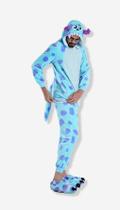 Pijama Macacão Kigurumi Disney Monstros S.A Sulley Licenciado Tamanho: GCor:Azul Pijama Macacão Kigurumi Disney Monstros S.A Sulley Licenciado Tamanho: GCor:Azul