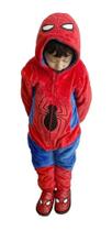 Pijama macacão kigurumi Infantil homem aranha oficial marvel