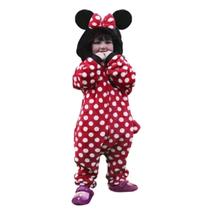 Pijama Macacão Kigurumi Infantil Minnie Tamanho P - Disney Pijama Macacão Kigurumi Infantil Minnie Tamanho P - Disney