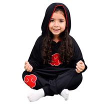 Pijama macacão kigurumi infantil naruto akatsuki oficial