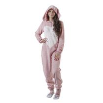 Pijama Macacão Kigurumi Longo Adulto Coelhinha Tamanho M Due