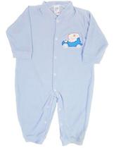 Pijama Macacão Masculino infantil flanelado bem quentinho Nº 1 Ao 4 - Love Baby