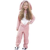 Pijama Macacão Plush Infantil com Capuz