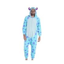 Pijama Macacão Sulley Monstro S.A Disney Zona Criativa Kigurumi Confortável Adulto Unissex Licenciado Cor:AzulTamanho:G Pijama Macacão Sulley Monstro S.A Disney Zona Criativa Kigurumi Confortável Adulto Unissex Licenciado Cor:AzulTamanho:G