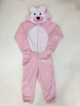 Pijama macacão urso rosa 6208 hannys baby kids