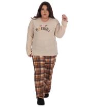 Pijama malha plus size victory feminino ref: vic26145