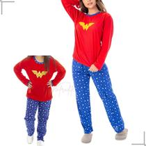 Pijama Mamãe E Filhinha Estampado Longo Inverno Pijama Mamãe E Filhinha Estampado Longo Inverno