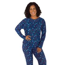 Pijama Manga Comprida Adulto Feminino Malha Fria Liganete