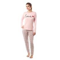 Pijama manga Comprido Feminino Frio Longo Rlove