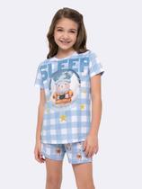 Pijama Manga Curta com Short Infantil