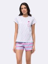 Pijama Manga Curta com Short Pijama Manga Curta com Short