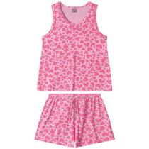 Pijama Manga Curta Feminino Malwee Ref. 102310