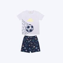 Pijama Manga Curta Futebol Juvenil Masculino Have Fun 29816