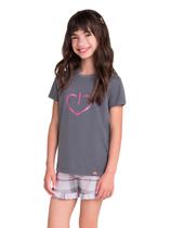 Pijama Manga Curta Infantil Choose Yourself